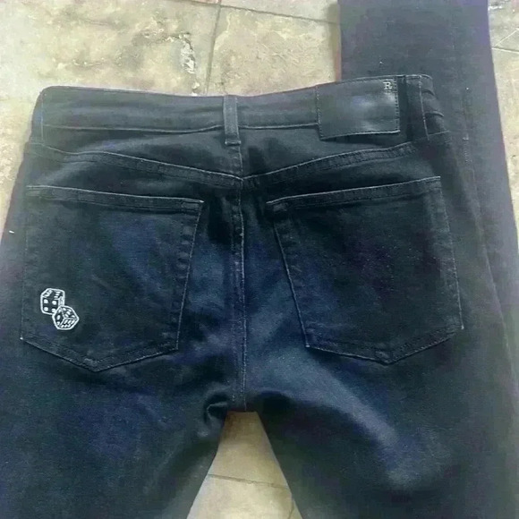 R13 Jeans. Kate Skinny size 26. Excellent Condition.  Made in Italy. Dark Moon. - Picture 13 of 16